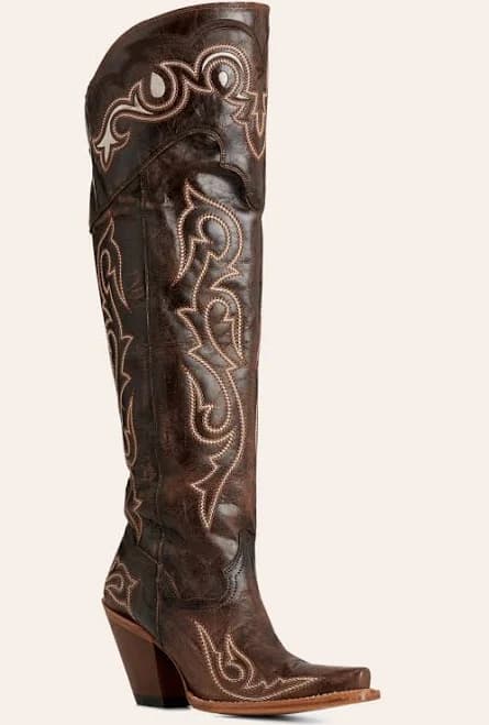 Dan Post Women's Kommotion Embroidered Snip Toe Zippered Western Boots