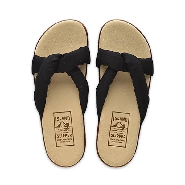 Women's Fabric Puff Slide Flats