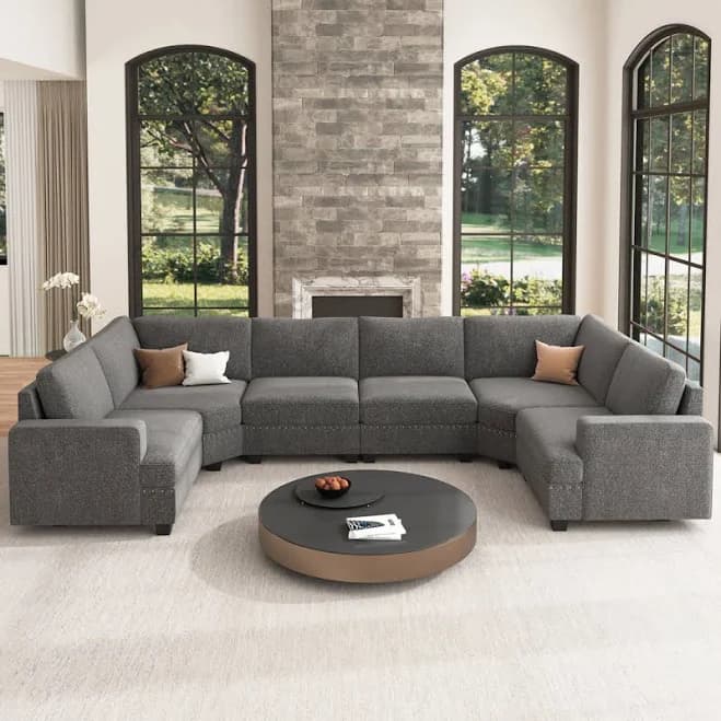 Wade Logan Anureet Modular U-Shaped Sectional
