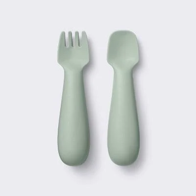 Cloud Island Silicone Spoon & Fork
