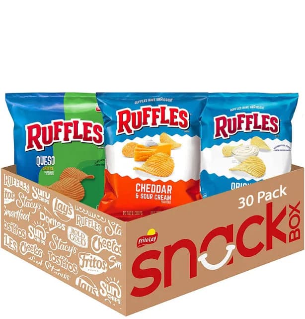 Ruffles Potato Chips Variety Pack 30 pk.