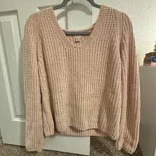 Small A New Day light pink sweater Never worn No... | Depop