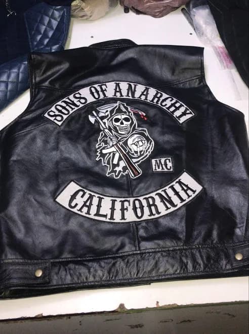 Sons of Anarchy Jax Teller Redwood Leather Biker Vest