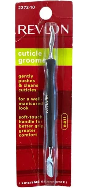 2372-10 Revlon Cuticle Groomer With Soft-touch Handle For A