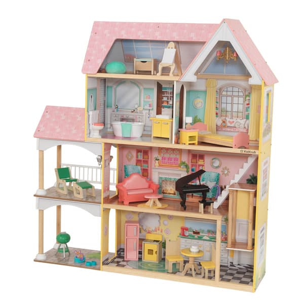 KidKraft Lola Mansion Wooden Dollhouse