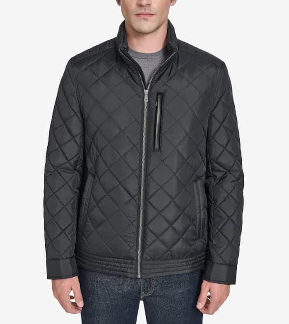 Cole Haan Men's Diamond Quilt Jacket