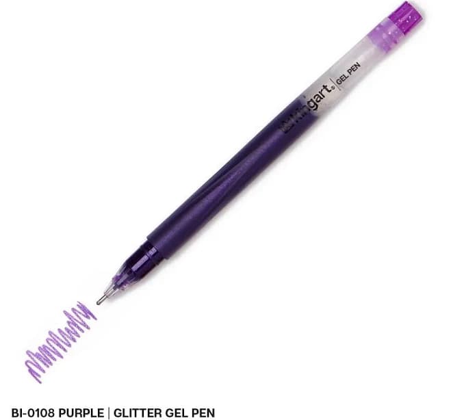 Gel Pens Glitter Metallic & Pastel Colors Singles