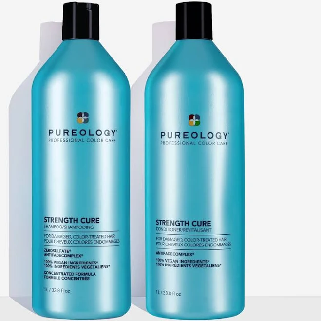 Pureology Strength Cure Shampoo and Conditioner