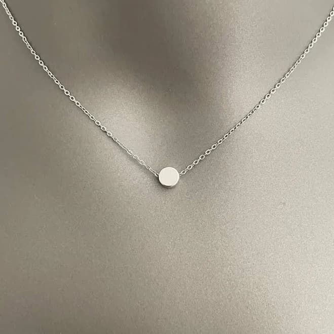 Minimalist Disc Necklace
