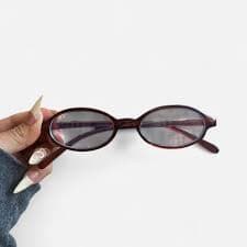 Urban Outfitters Yellow Oversized Cat Eye... | Depop