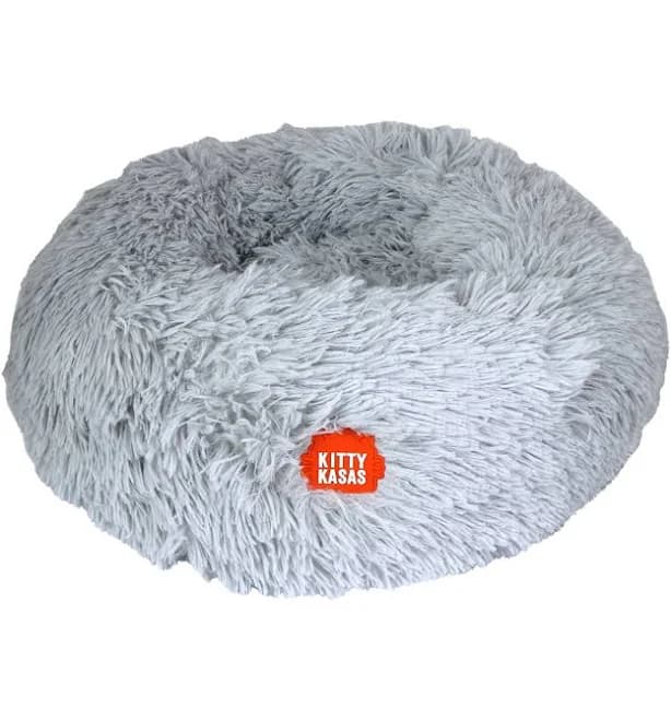 Jolly Pets Kitty Kasa Plush Donut Cat Bed