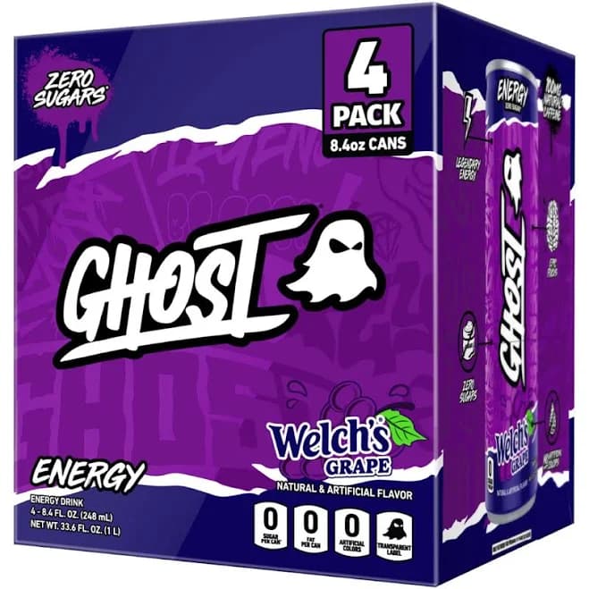 GHOST Welch's Grape Energy Drink