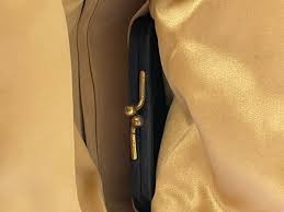 Vintage INGBER Black Velvet Clutch Purse w/Mini Coin Bag Handbag + Pearl Brooch | eBay