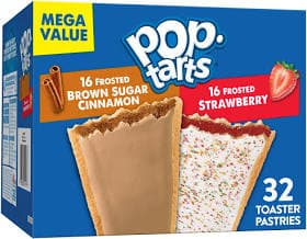 Pop-Tarts Frosted Brown Sugar Cinnamon Strawberry Toaster Pastries Variety Pack