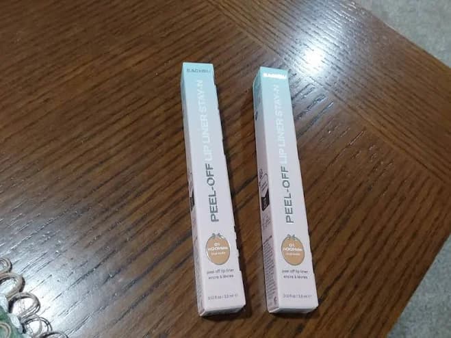 LOT/2 SACHEU PEEL-OFF LIP LINER STAY-N "01 NOOHDE