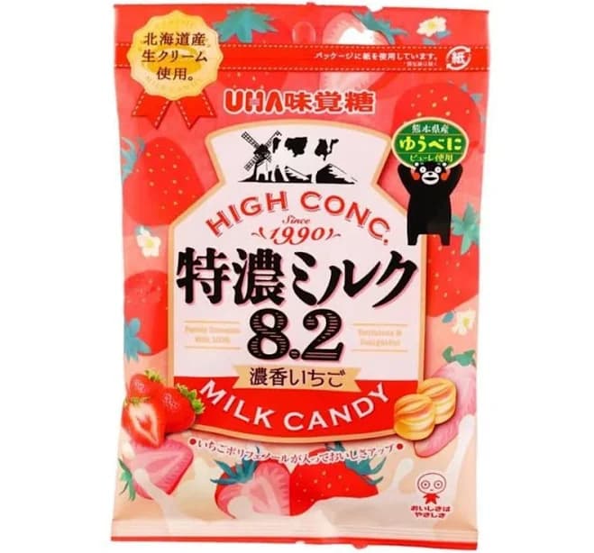 UHA Mikakuto Milk Candy Strawberry