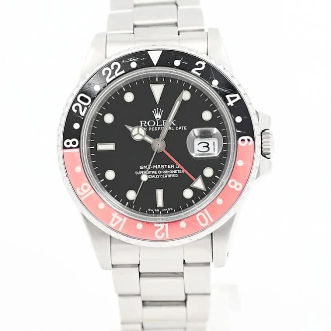 Rolex Men's GMT-Master II Stainless Steel Watch