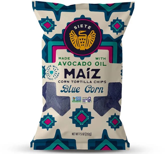 Maíz Blue Corn Tortilla Chips | Siete Foods