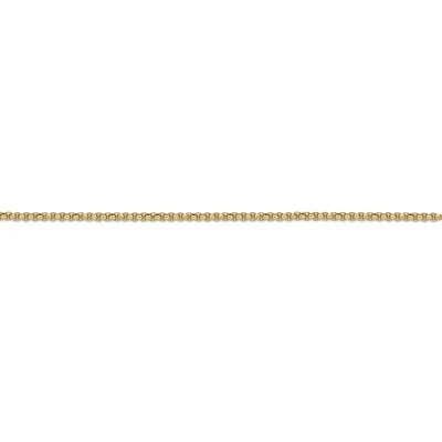 Men's LYNX Stainless Steel 2MM Round Box Chain Necklace Ion Plating