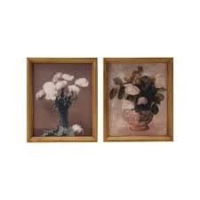 Creative Co-Op Vintage Floral Wall Art