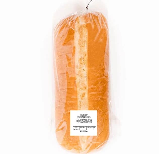 Freshness Guaranteed Italian Bread Loaf