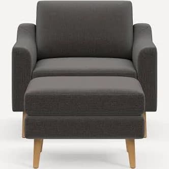 Burrow Nomad Armchair with Ottoman