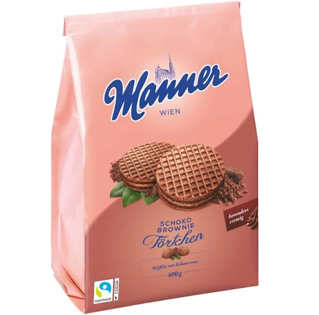 Manner Chocolate Brownie Tartlets