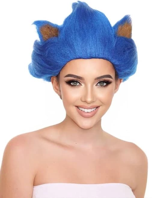 Spiked Hedgehog Wig with Ears
