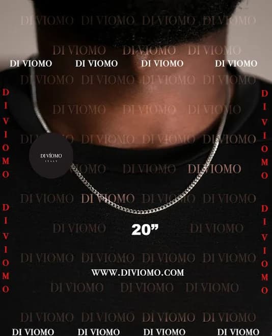 Stainless Steel Cuban Chain Necklace for Men