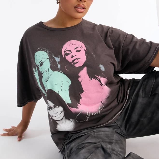 Fashion Nova Oversized Graphic T-Shirt