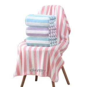 Promotional Colorful Striped Bath Towel