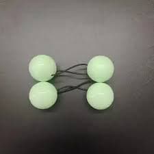 2pcs big size 40mm minimalist solid color plastic hair balls - Temu Australia