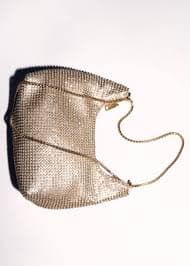Chain bag with crystals - Women | MANGO Niger