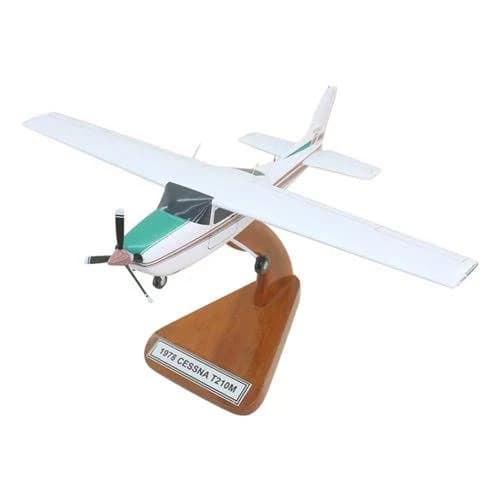 Cessna T210M Centurion Wooden Scale Model Airplane Replica By Aviator Gear