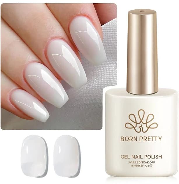 Jelly Gel Polish TS04 Milky White 15ml