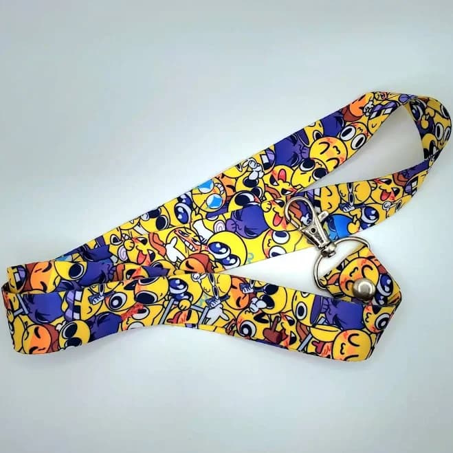 Silly Emoji Lanyards