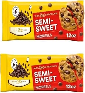 Holiday Real Chocolate Baking Chips Assortments, 12 oz Bag, 2 Pack (Semi Sweet)
