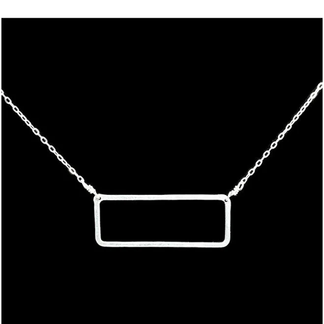 Small Rectangle necklace