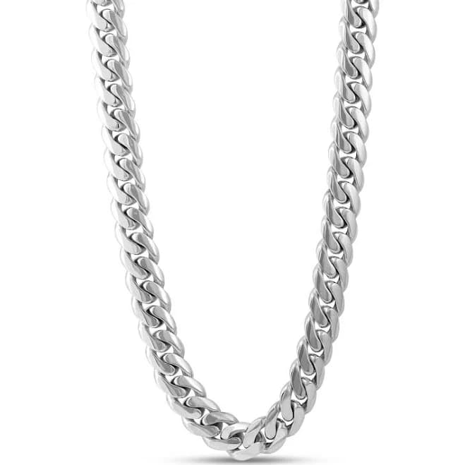 Dynamis Jewelry Heavy silver Cuban necklace