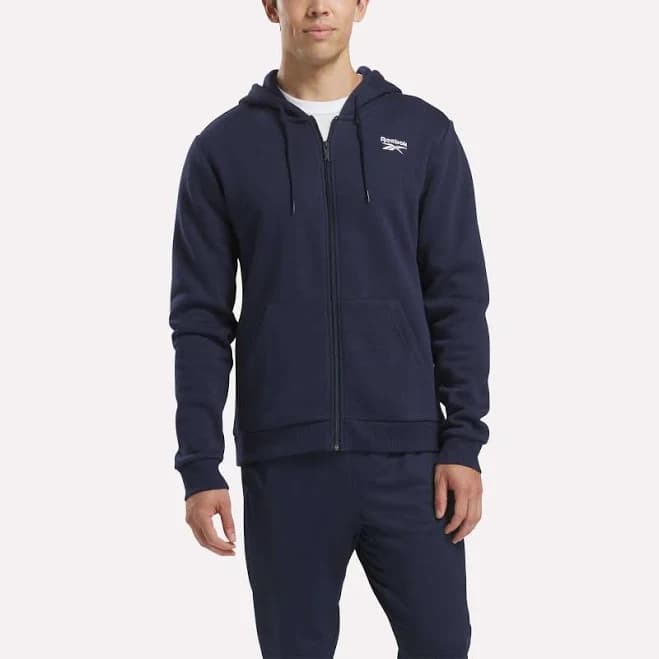Reebok Men's Identity Fleece Full-Zip Hoodie