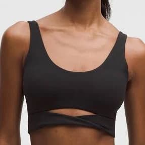 Lululemon Nulu Twist-Front Scoop-Neck Bra with Light Support