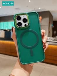 TPU Magnetic Style Magnetic Wireless Charging Koolife Protective Case Compatible With Apple 17 ProMax, Skin-Friendly Texture, Mysterious Matte Hazy Visual, Anti-Slip Anti-Drop, 2-In-1 PC+TPU Material, Compatible With IPhone 17 ProMax/ 17/ 17