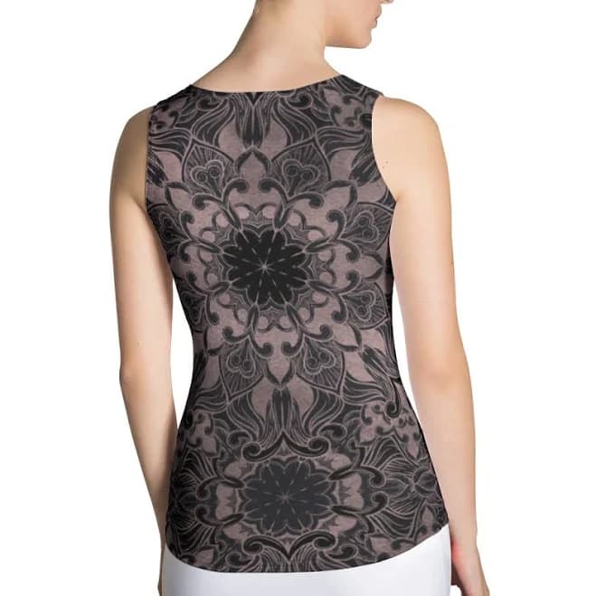 Mandala Print Tank Top