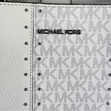 Michael Kors White Monogram Tote