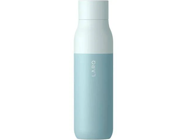 LARQ Bottle PureVis 17 oz - Self-Cleaning and Insulated Stainless Steel Water Bottle with UV Water Purifier and Award-winning Design | Reusable & Trav