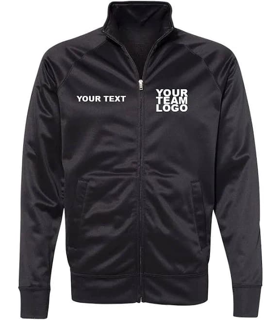 Personalized Polyester Fleece Track Jacket