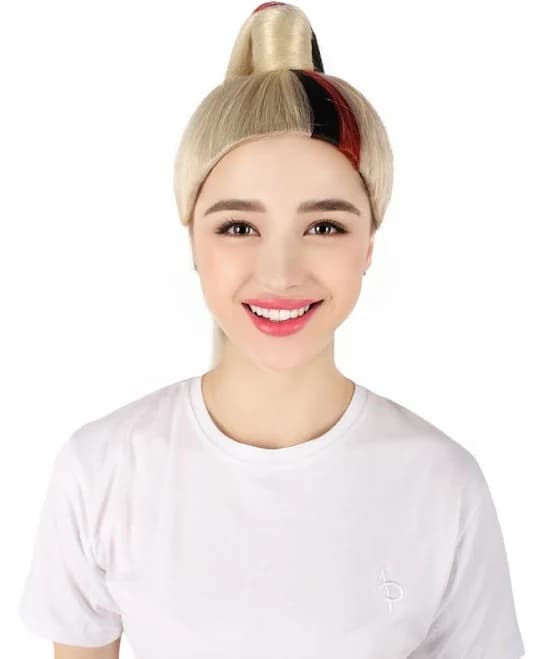 HPO Women's Two Tone Flame-Retardant Synthetic Fiber Wig
