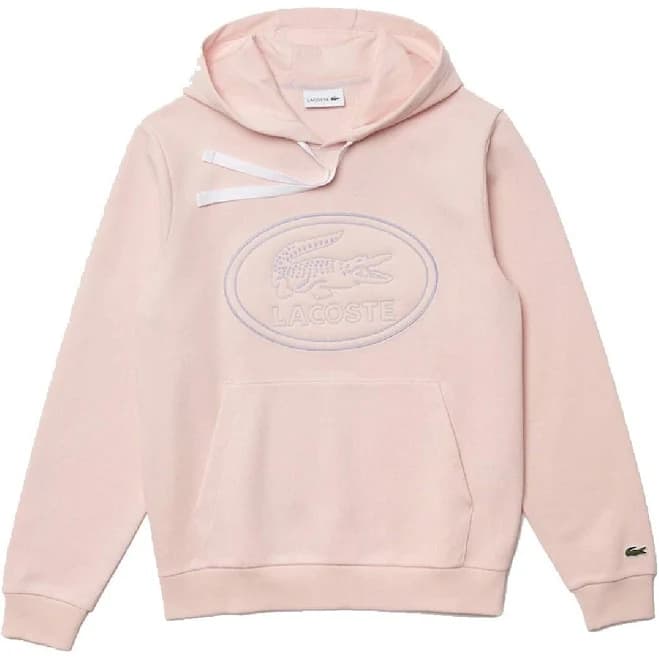 Men's Lacoste Tonal Croc Fleece Crew Active Hoodies