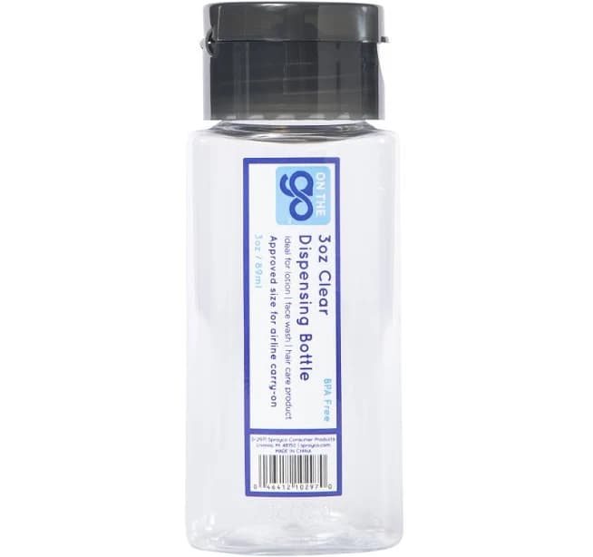 Sprayco Clear Dispensing Bottle 3 oz.