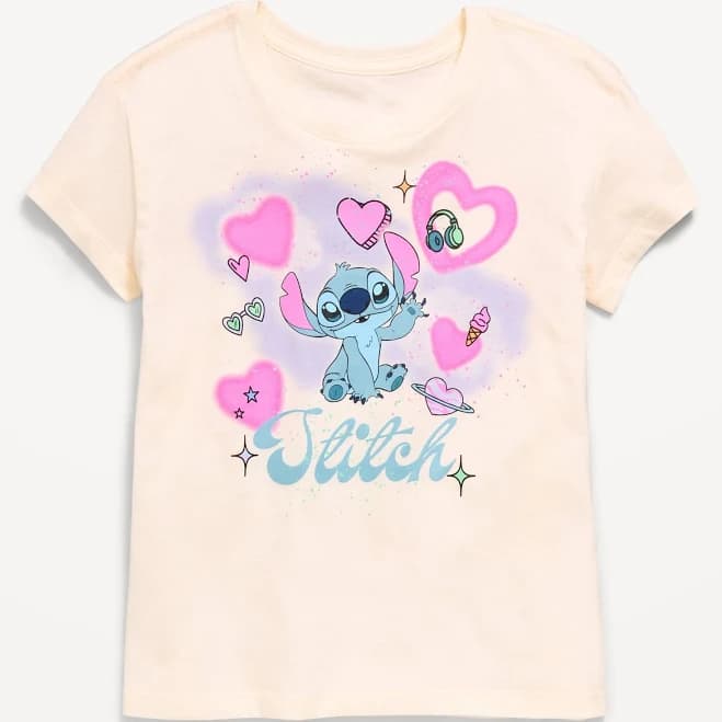 Old Navy Kids Disney Stitch Graphic T-Shirt